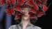 Alexander McQueen, Butterfly headdress of hand-painted turkey feathers Philip Treacy for Alexander McQueen La Dame Bleu Spring Summer 2008 © Anthea Sims