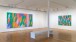 Bridget Riley, The Curve Paintings 1961-2014_From left, Painting with Vericals 3, Lagoon 2 © Bridget Riley 2015. All rights reserved, courtesy Karsten Schubert, London