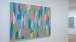 Bridget Riley, The Curve Paintings 1961–2014_Lagoon 2, installation view © 2015 Bridget Riley All rights reserved, courtesy Karsten Schubert, London Photo Nigel Green