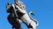Lion sculpture on Main Gate to Hampton Court