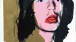 Mick Jagger  Signed by Andy Warhol and Mick Jagger Silkscreen/paper 110.5x73.5cm