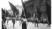 Edith Suschitzky, Members of the Social-Democratic Youth Movement Marching Past the Opera House, Opernring, Vienna, c.1928. Modern silver-gelatin print, 28×30cm. National Galleries of Scotland, PGP 279.9