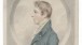 John Smart, portrait of John Dighton, wearing a blue jacket with brass buttons over a yellow and white cravat (1767) ©Philip Mould and Company