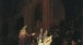 Rembrandt van Rijn (1606–69), Simeon’s Song of Praise (1631), Oil on panel (rounded at the upper corners), 60.9 x 47.9 cm. Royal Picture Gallery Mauritshuis, The Hague