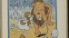 Toto looks on with some interest as Dorothy talks to the cowardly Lion, The Wonderful Wizard of Oz
