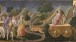 Francesco Pesellino, Triumphs of Fame, Time, and Eternity, around 1450. Tempera on wood, 42.5 x 158.1 cm.