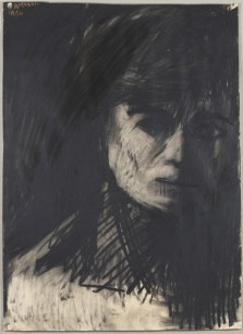 Frank Auerbach, Portrait of Sheila Fell