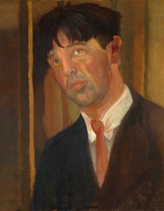 Stanley Spencer, Self-Portrait, 1923. Oil on canvas, 50.8x40.6 cm. Stanley Spencer Gallery, Cookham (Barbara Karmel Bequest). The boyish-looking artist was 32 when he painted this