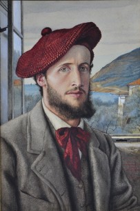 George Howard, 9th Earl of Carlisle, Self-portrait (1875), watercolour