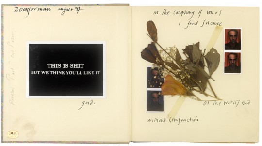 Pages from Derek Jarman's Sketchbooks