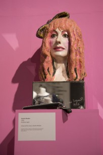 Andrew Logan, Bust of Zandra Rhodes. Photo: Kirstin  Sinclair