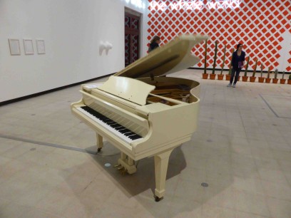 Martin Creed, Work No.569, 2006, piano, slamming piano lid. Photo Rosalind Ormiston
