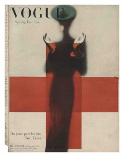 Erwin Blumenfeld, Support for the Red Cross - cover for American Vogue March 1945