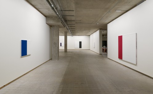 Callum Innes' work on display at the Frith Street Gallery, London, earlier this year