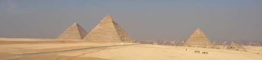 The pyramids of Giza, Egypt  © S.A. Kingsley