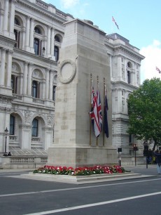 Sir Edwin Lutyens, Cenotaph, Whitehall, London, Listed Grade II *, 1920.  © Twentieth Century Society