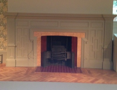 Chimney piece designed by Agnes Garrett for meeting room of the New Hospital for Women. Photo Jenny Kingsley