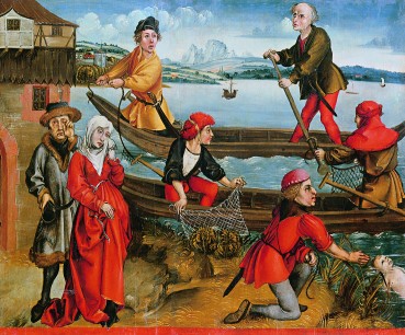 Albrecht Durer, Miraculous Rescue of a Drowned Boy from Bregenz, c. 1490-95.