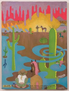 Elisabeth Aldwell, The Lone Deranger, 2003. Oil and acrylic on canvas