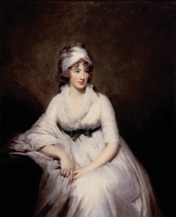 Henry Raeburn, Isabella Macleod, Mrs James Gregory, late 1790s, oil on canvas, 125x102.2cm, Forbes-Leith Collection, Fyvie Castle, National Trust for Scotland