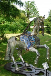 White Horse of Hanover from the Queen's Beasts by Tom Hiscocks. Photograph by Greg Hider
