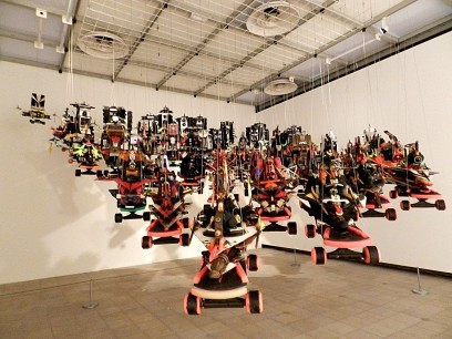 Rammellzee, The Equation, The Letter Racers (c1988), Installation at Hayward