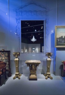 Installation image of William Kent: Designing Georgian Britain © Victoria and Albert Museum, London
