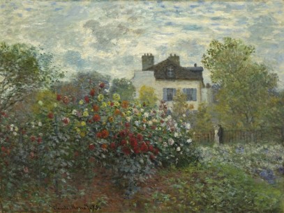 Claude Monet, The Artist’s Garden in Argenteuil (A Corner of the Garden with Dahlias), 1873 (National Gallery of Art, Washington: Gift of Janice H. Levin, in Honor of the 50th Anniversary of the National Gallery of Art)