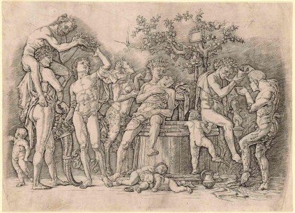Mantegna, Bacchanal with a wine press (c.1475–80)
