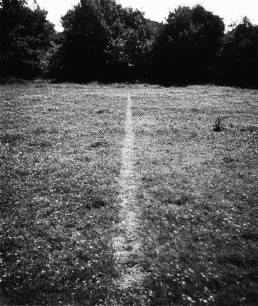 Richard Long, A Line Made by Walking (1967). © Richard Long All rights reserved DAC 2013