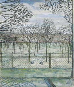 Paul Nash, The Orchard, 1914, Watercolour & ink on paper © Tate, London 2014
