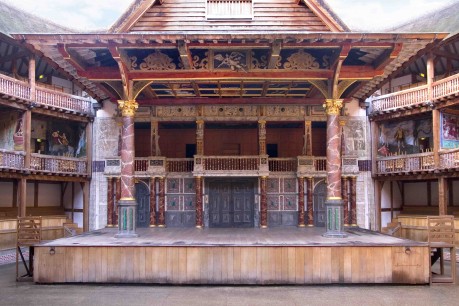 The stage, Globe Theatre