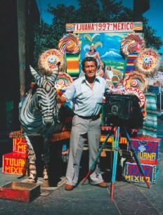 Rosângela Rennó, Guerrero portrait from the United States series, 1997, installation view from inSITE97, various sites in San Diego, USA, andTijuana, Mexico, 1997