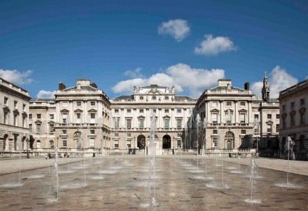 Exterior of Courtauld Gallery, seen from the courtyard, which becomes an ice rink in the winter months © Marco Beck Peccoz
