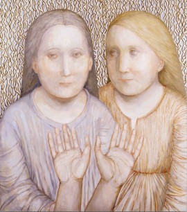 Evelyn Williams, Friends 1 2007, oil on canvas 122x107cm