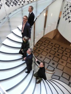 Sir Nicholas Serota, Peter St John, Penelope Curtis, Lord Browne, Adam Caruso