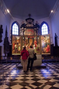 St John Altarpiece, 1474-79, Hans Memling, oil on oak panel, Memling Museum, Saint John’s Hospital, Bruges Sint-Janshospitaal © Jan D'Hondtl, Bruges