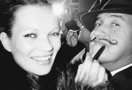 Kate Moss and friend photographed by Mario Testino