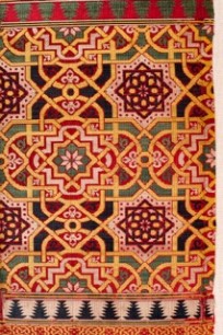 Nazari textile from the Jose Lazaro Galdiano Museum