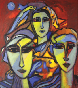 Wahab Jaffer, Three Faces © the artist