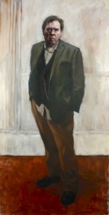 Tim Wright, Timothy Spall. Oil on Canvas. 180 cm x 90 cm. 2014