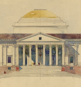 Viceroy's House, New Delhi by Edwin Lutyens 1912 © RIBA Collections