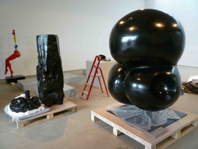 View of Room 2 while being assembled, Underground Galleries