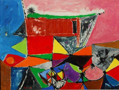 William Gear, Paysage, 1948. © the Artist's Estate. Image courtesy Goodman Fine Art