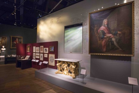 Installation image of William Kent: Designing Georgian Britain © Victoria and Albert Museum, London