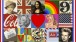 Sir Peter Blake OBE, CBE, Some of the Sources of Pop Art no. 7, screenprint with glazes, glitter and diamond dust
