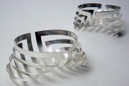 Ane Christensen, Nervous Bowl, sterling silver.
