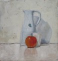 Ann Armitage Ode To An Apple, oil on canvas 38x36cm £1,500