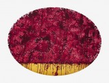 Imran Qureshi, Bleed, 2013, Opaque watercolour and gold leaf on canvas mounted on wood, 205 x 280 cm © Imran Qureshi, Courtesy Corvi-Mora and Ikon