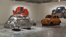 Ron Arad, In Reverse, Installation image: Roddy Giacosa, fiat wood mould & pressed flowers. Courtesy of Ron Arad Associates